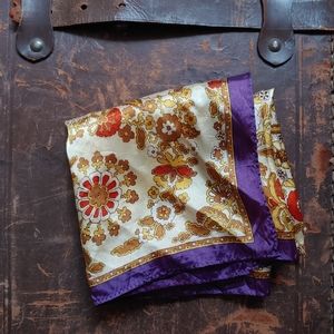 Gold Silk Scarf